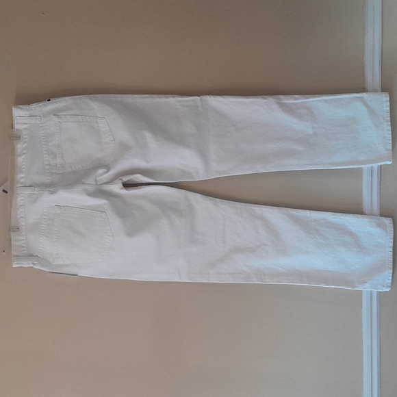 STRUCTURE Slim Straight White Jeans NWT Size 34 x 32 - Picture 3 of 6